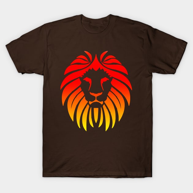 LION KING - SUNSET COLORING T-Shirt by MacBain